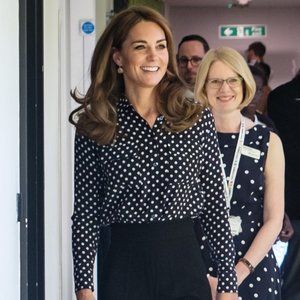 NWT Equipment Duchess Silk Polka Dot Blouse